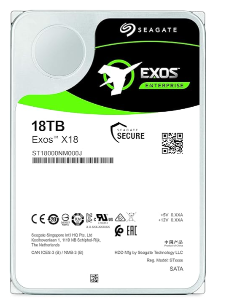 Seagate Exos X18 18TB Hard Drive