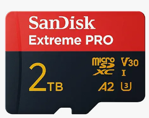 SanDisk Extreme PRO 2TB microSDXC Card