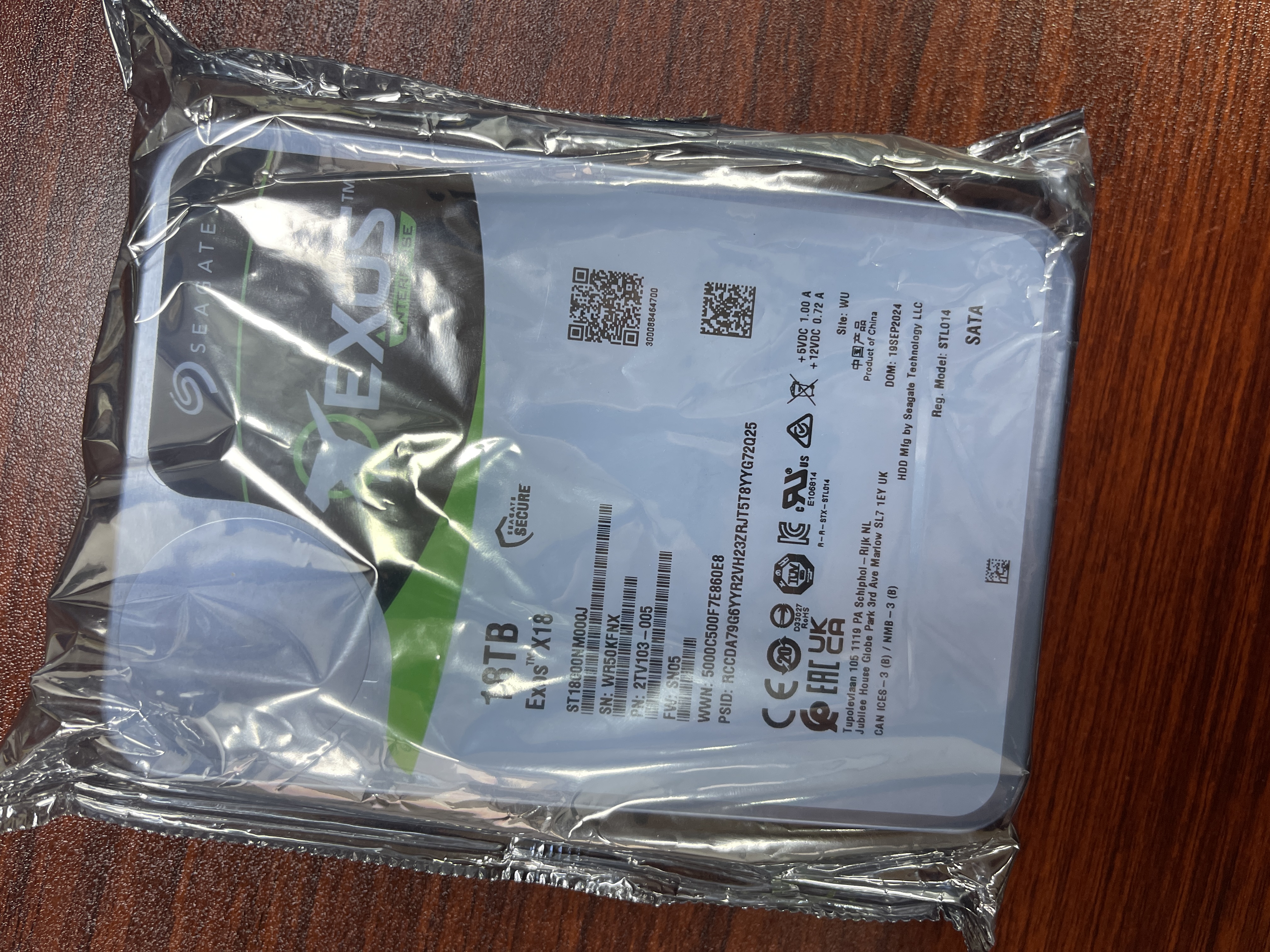 Seagate Exos X18 18TB Hard Drive