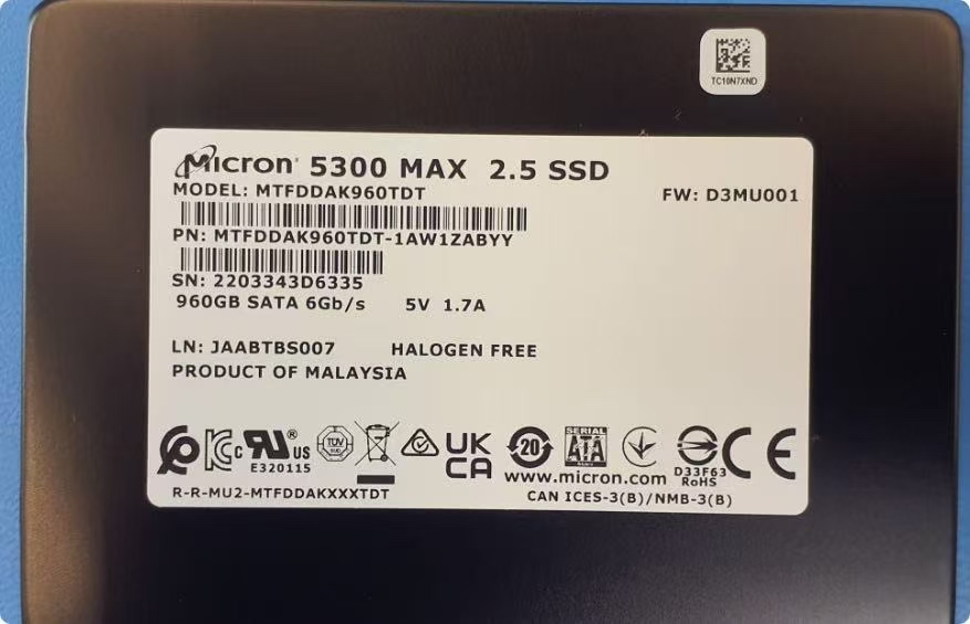 Micron 5100 MAX 1.5TB SSD