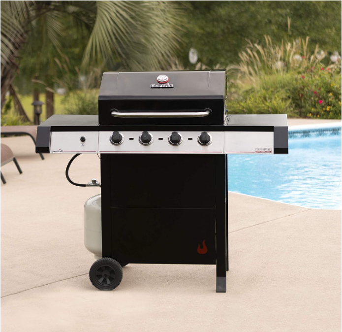 Performance Series™ Amplifire™ Technology 4-Burner Cart Propane Gas Stainless Steel Grill - 463330521