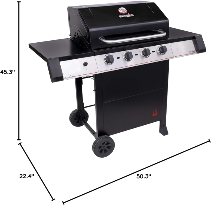 Performance Series™ Amplifire™ Technology 4-Burner Cart Propane Gas Stainless Steel Grill - 463330521