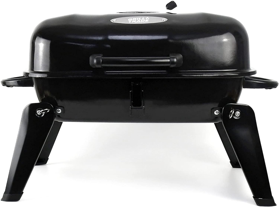 Portable Charcoal Grills - Mini Barbecue Grill - Small Tabletop Charcoal Grill for Outdoor Cooking, Grilling - Foldable Table Top BBQ Grill for Camping, Picnic 23.2x16.5x16 in