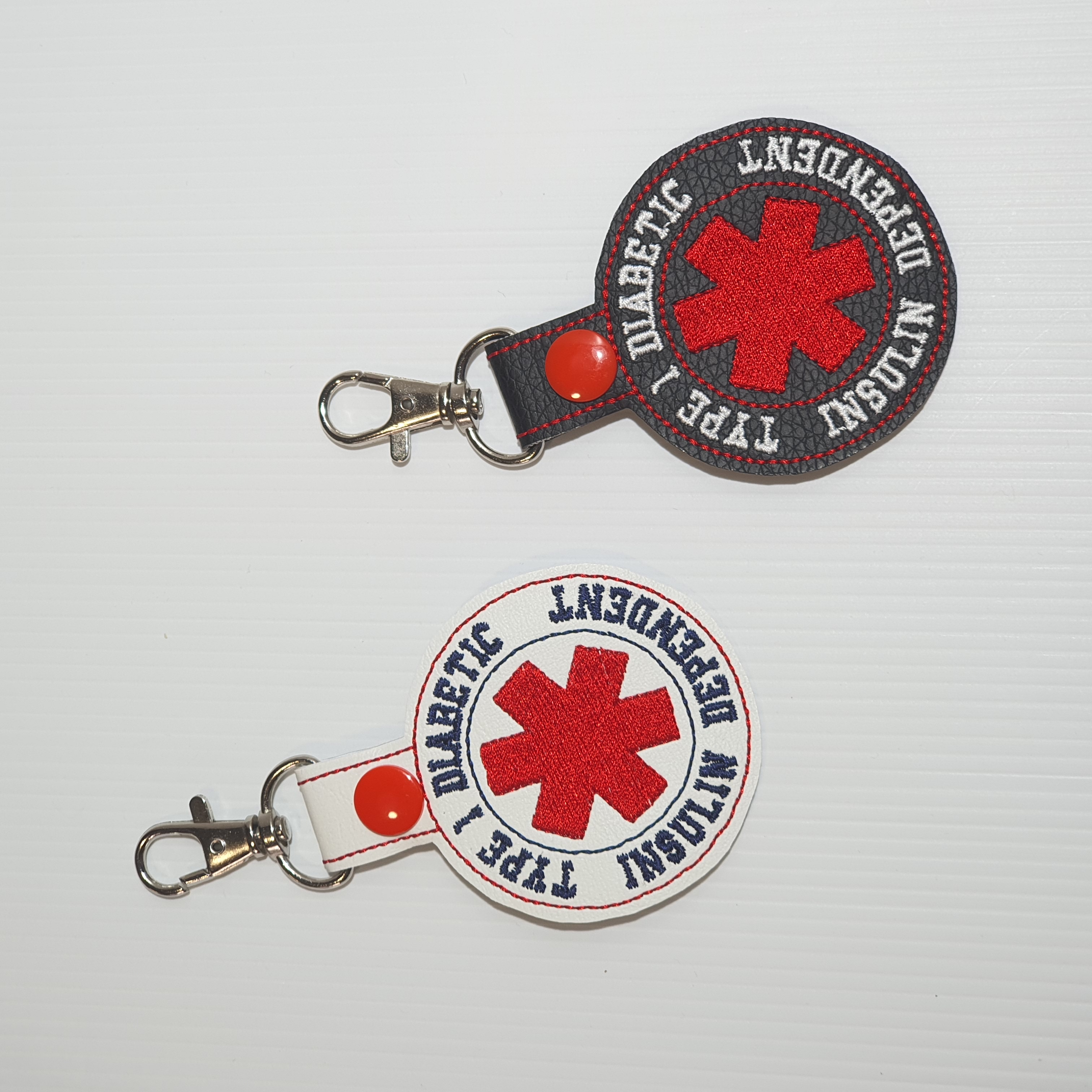 Type 1 Diabetic Insulin Dependent Bag Tag