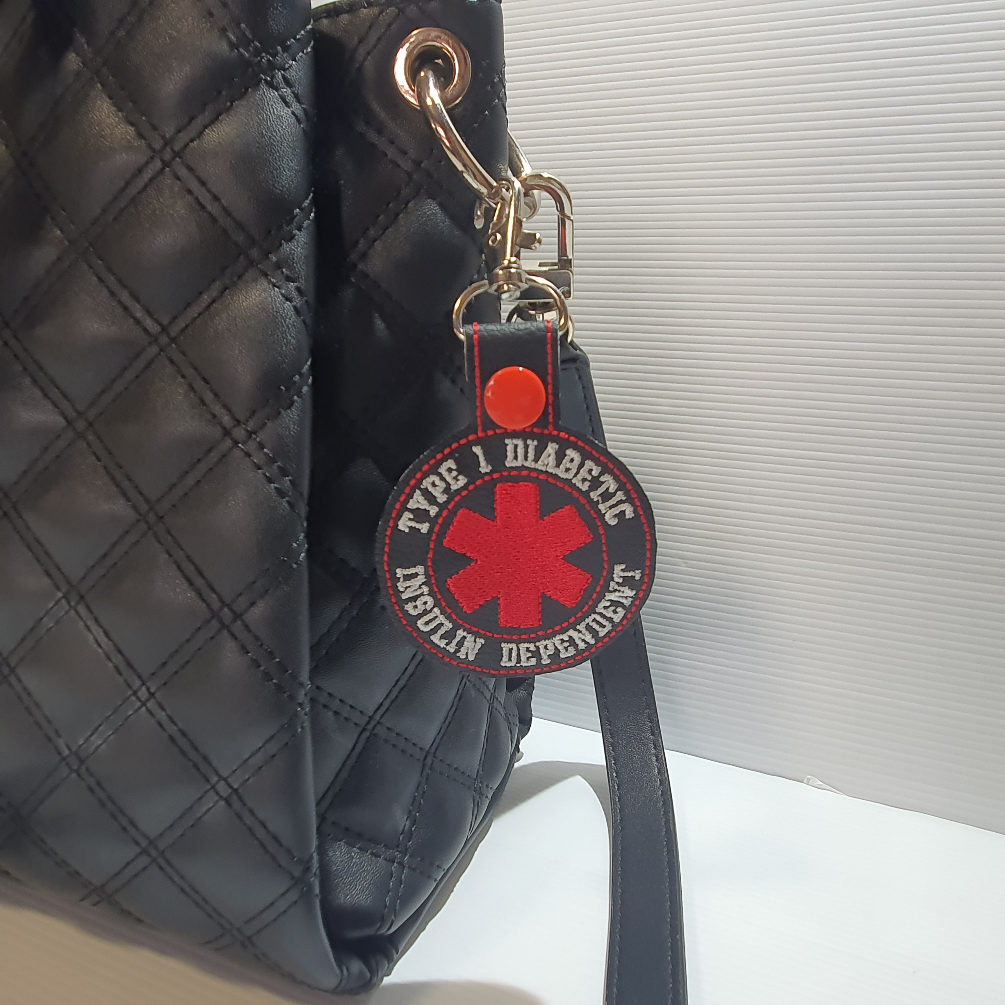 Type 1 Diabetic Insulin Dependent Bag Tag