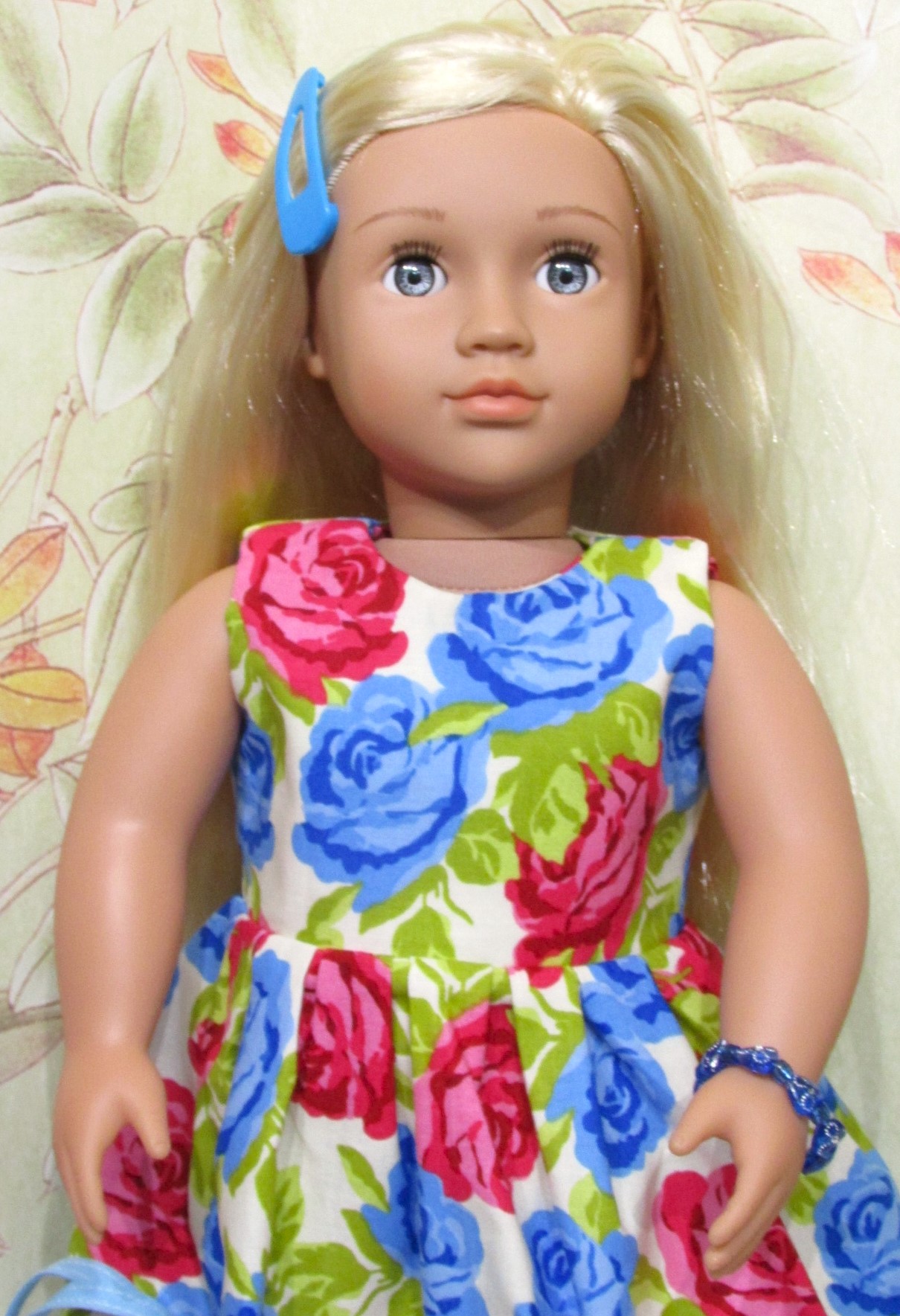 967   English Roses Dress, Bag, Hair-slide, Bracelet