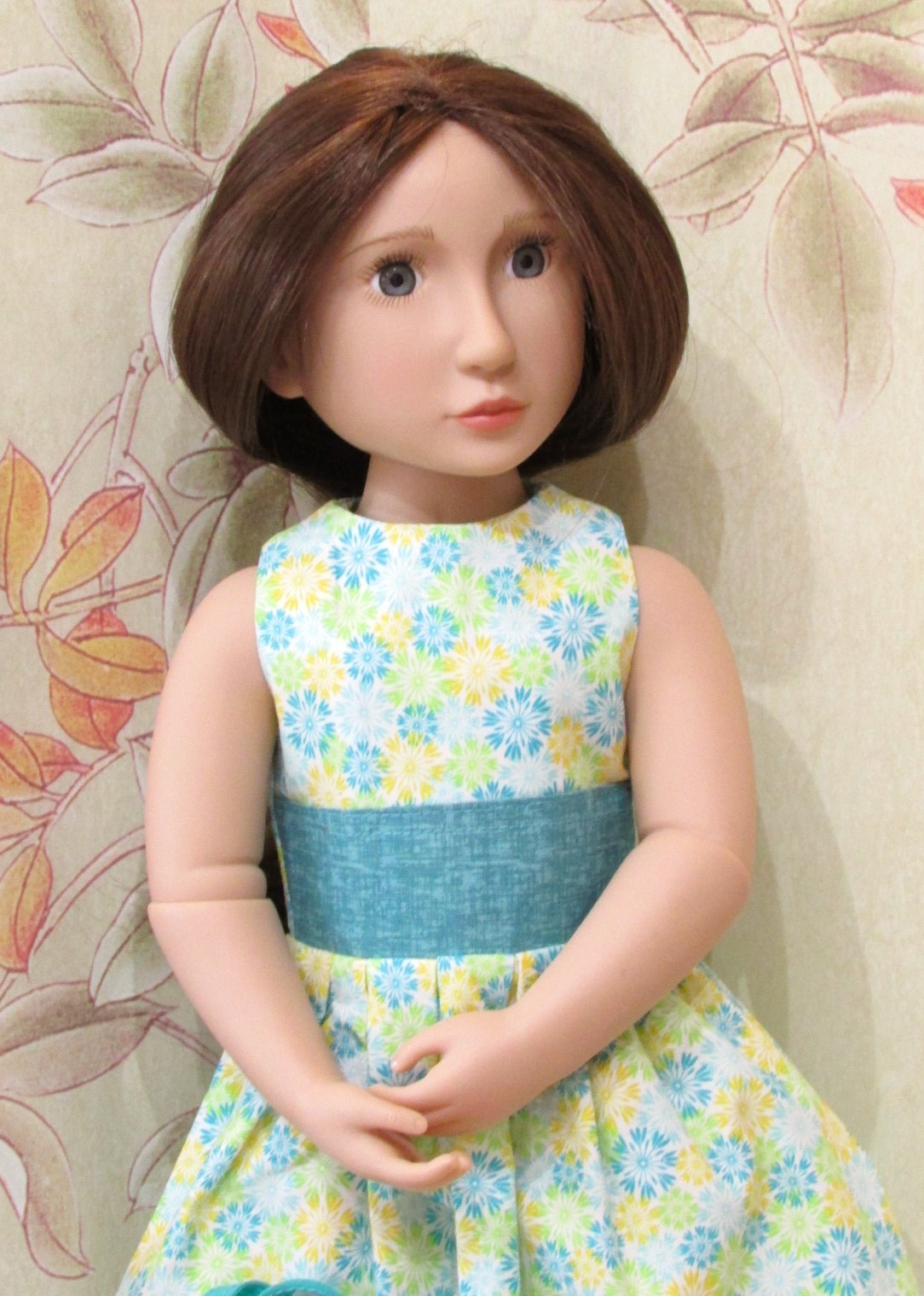905    Spring Garden Flowers Dress and bag