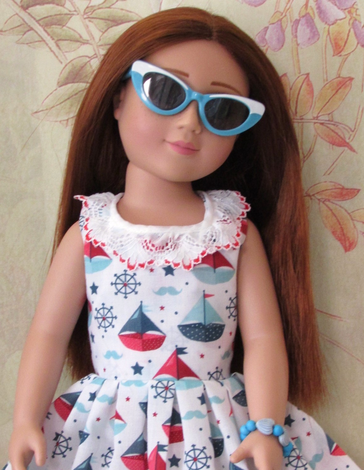 876  Seaside Dress, Sunglasses, Bag, Bracelet
