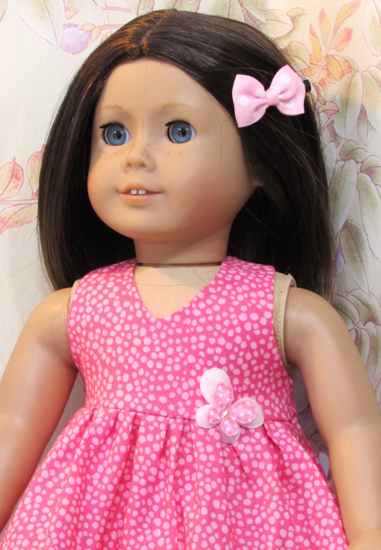 871 Pink Halterneck Dress, Bag, Hair Clip and Pink Glitter Shoes