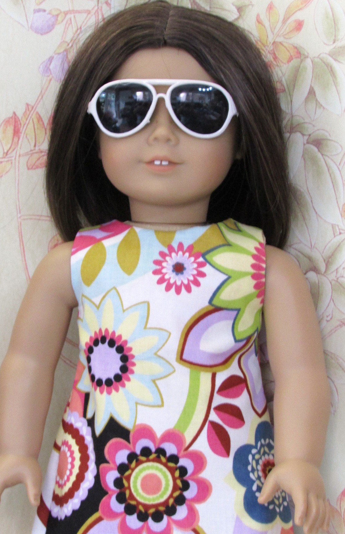 858 Mod Shift Dress in Pink, Bag, Sunglasses