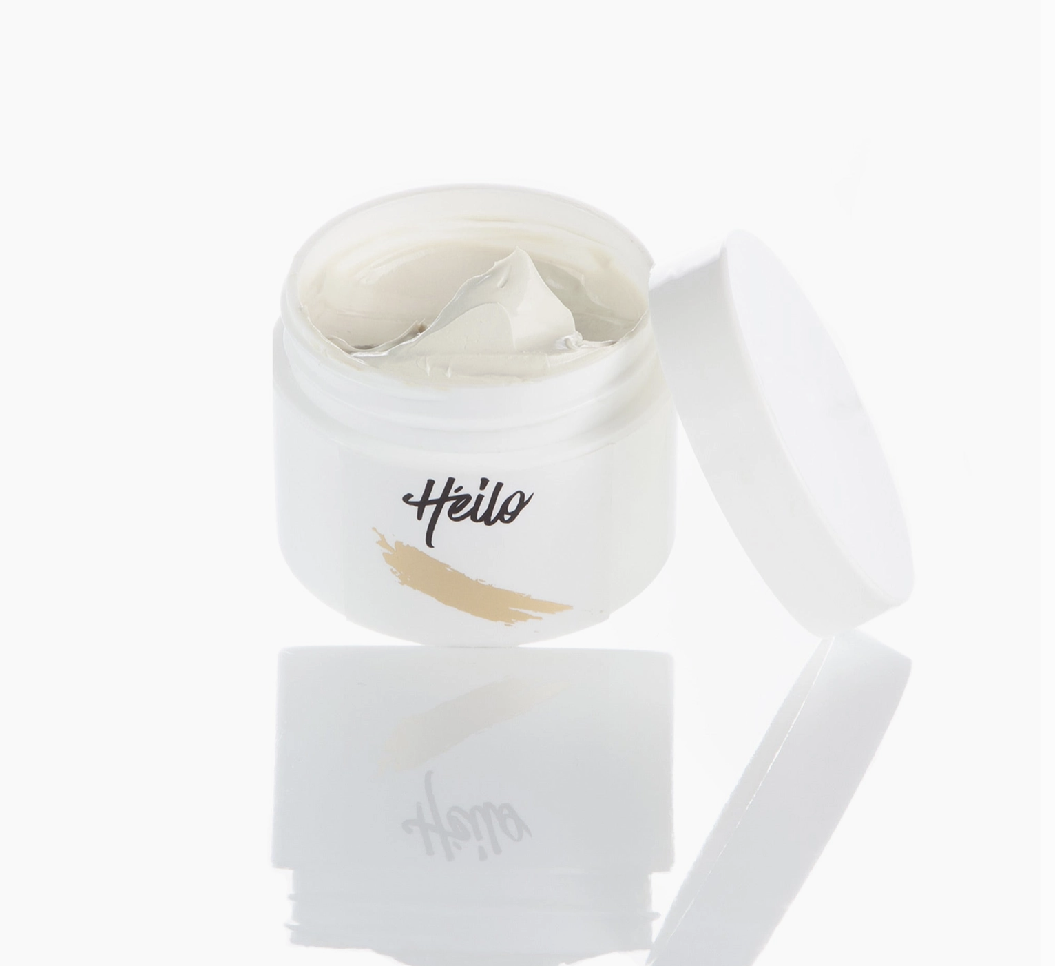 White Cosmetic Cream Jar