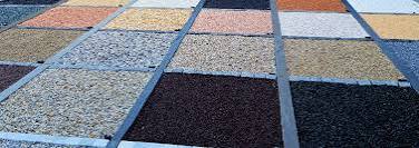 Gravillon gravier de finition de couleur 