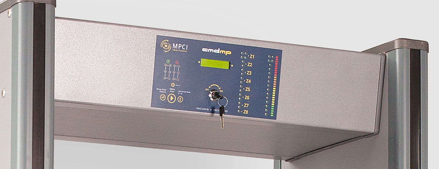Portal Detector de Metais CMD-MP 8Z HS 