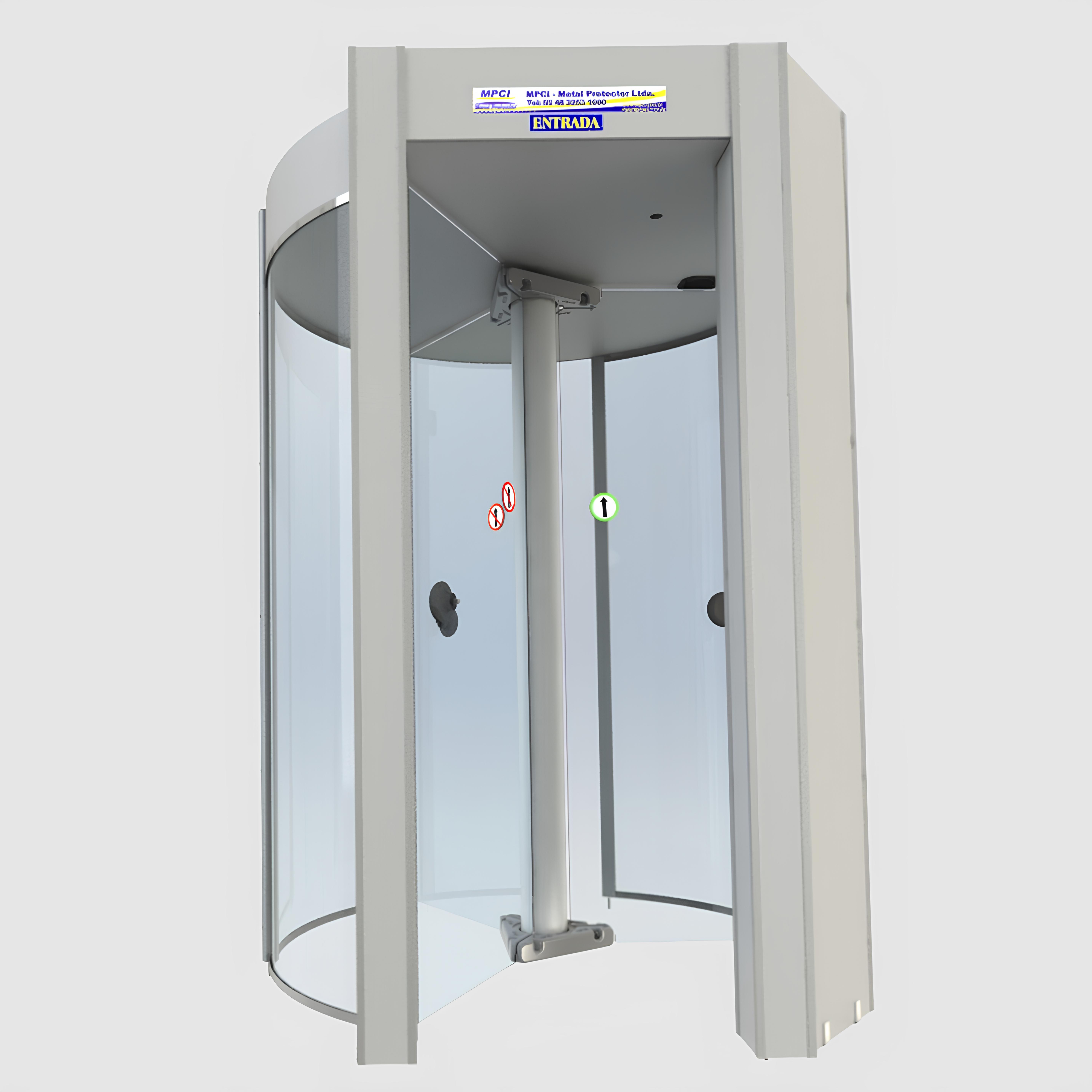 Porta Giratória com Detector de Metais SMART