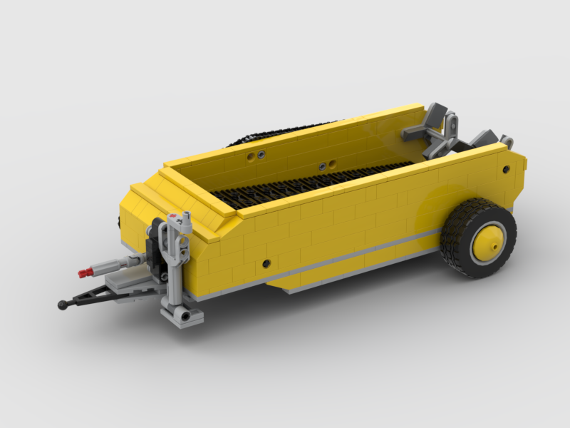 Manure Spreader Add-On for Working Tractor MOC