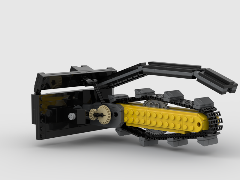 Trencher Add-On for Working Tractor MOC