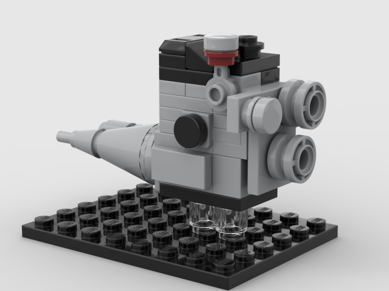 550cc I3 Engine MOC (Pigeon Engine)