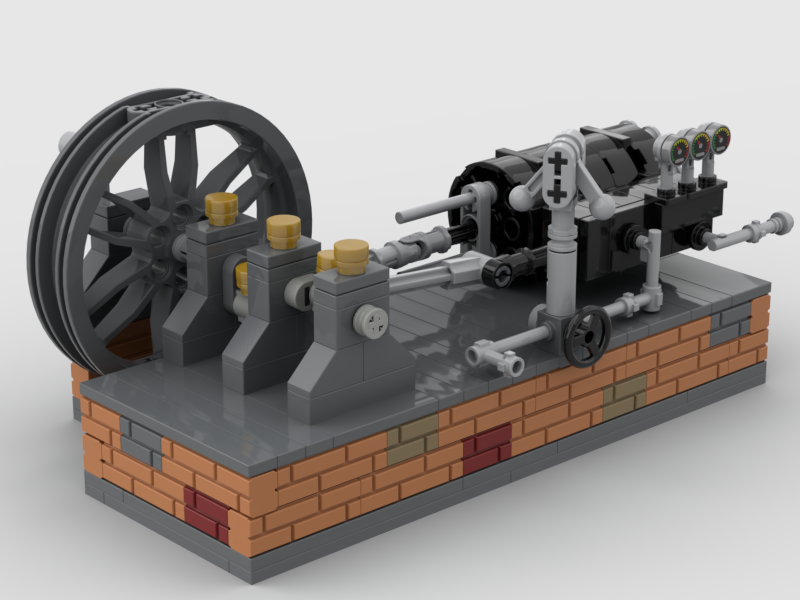 Desktop Steam Engine MOC
