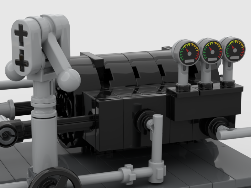 Desktop Steam Engine MOC
