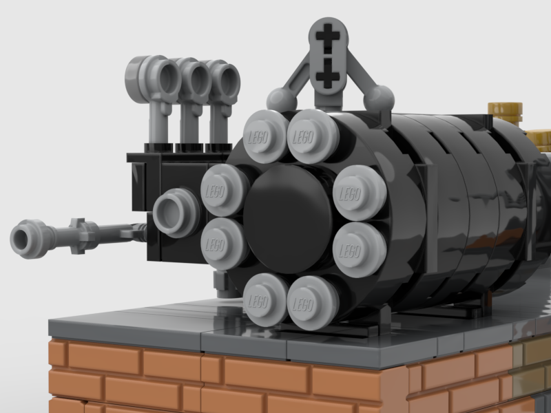 Desktop Steam Engine MOC