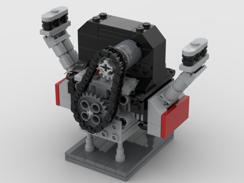 Mini Volkswagen Engine MOC