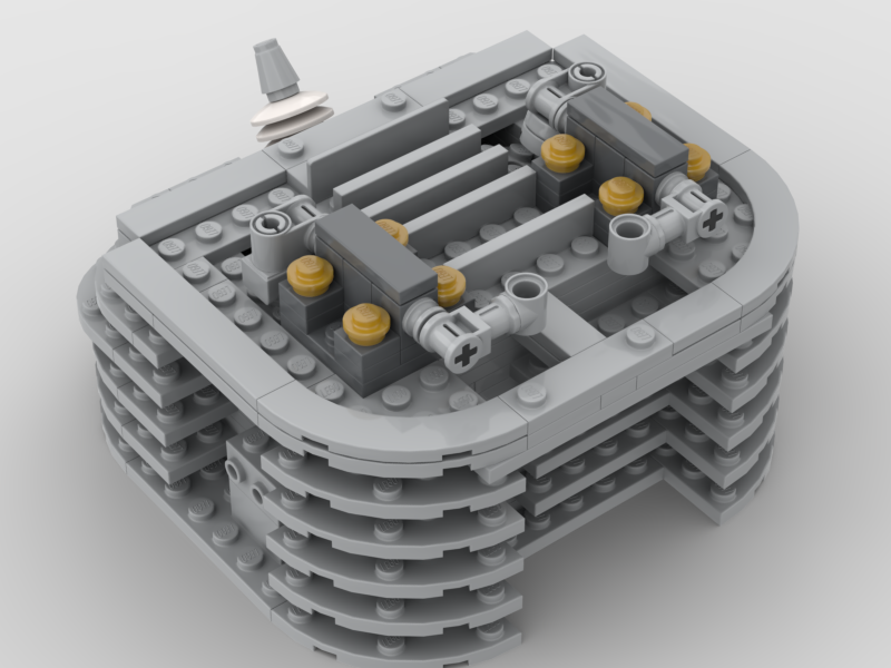 Harley-Davidson Panhead Engine MOC