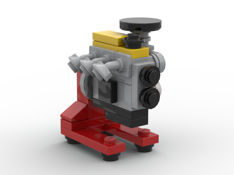 Tiny Inline 6 Engine MOC