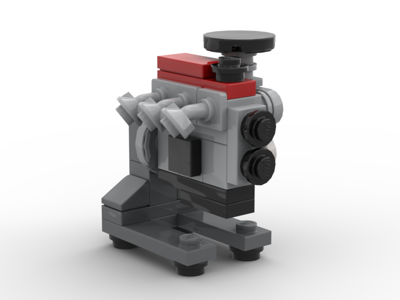 Tiny Inline 6 Engine MOC