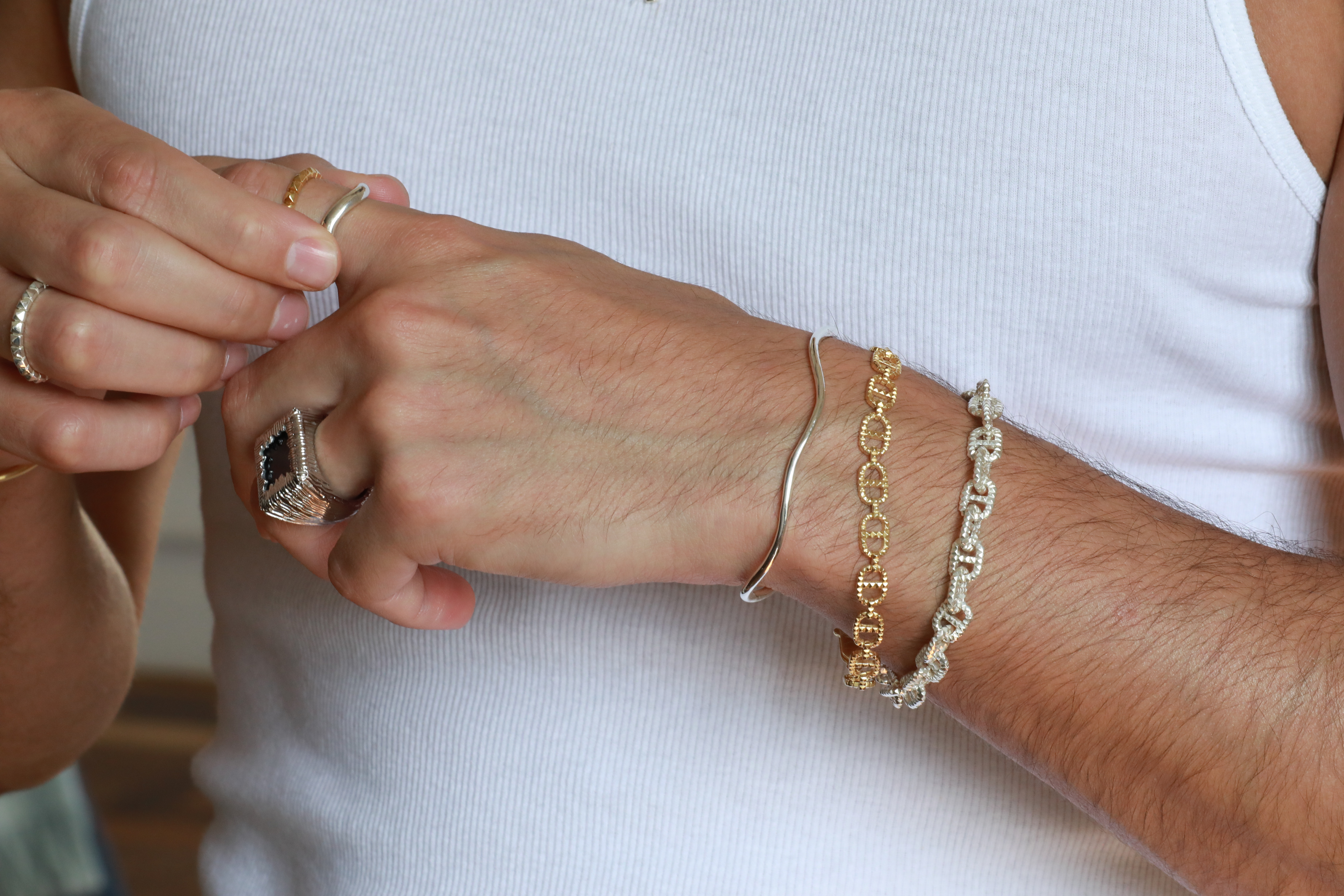 Pulseira Waves Ouro