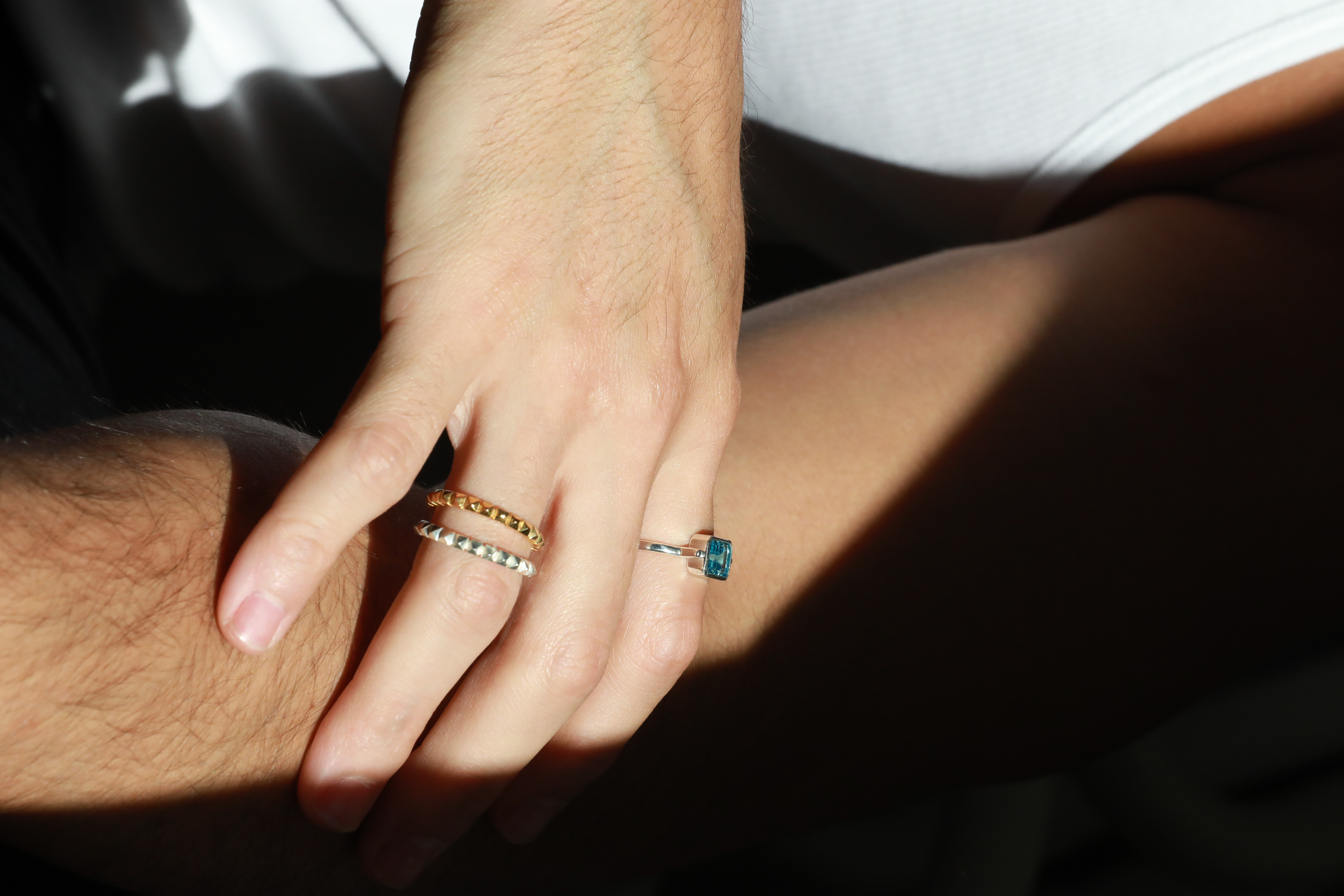 Anel Spikes Ouro 18K