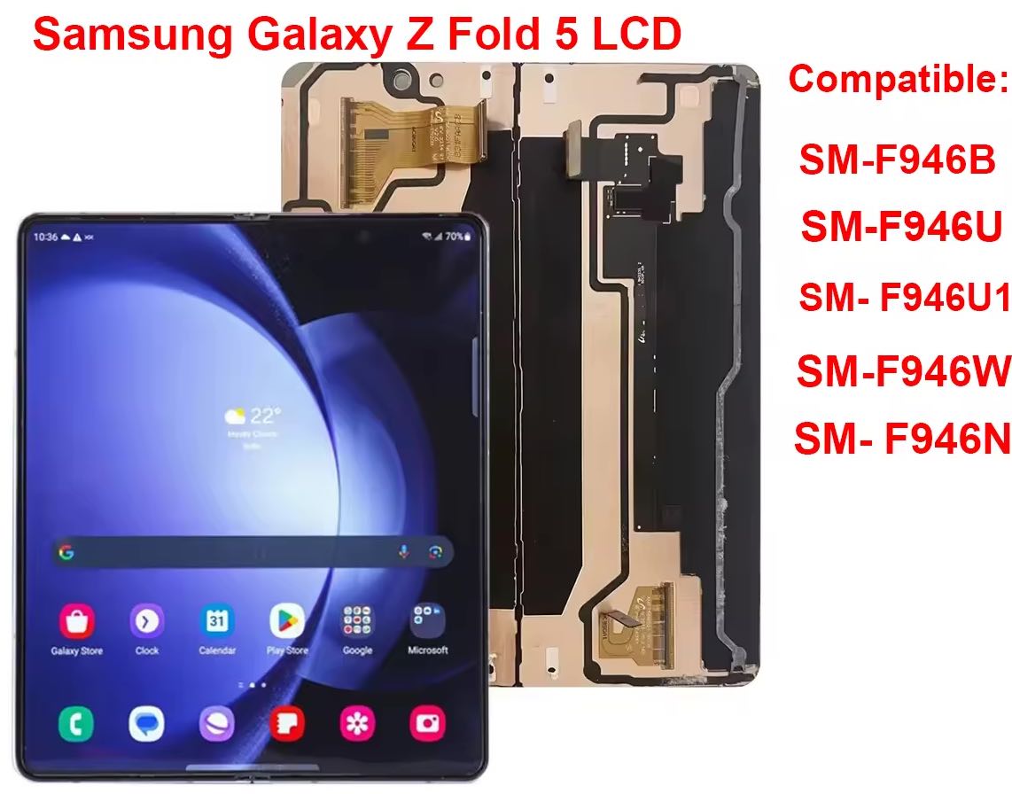 SAMSUNG Z FOLD-5 ORIGINAL MAIN SCREEN NEW -NO FRAME