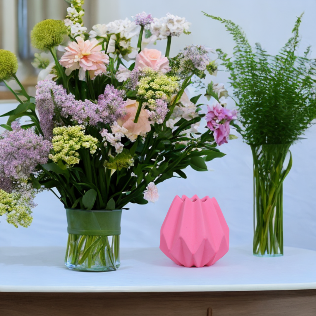 Pink Nordic Matte Vase