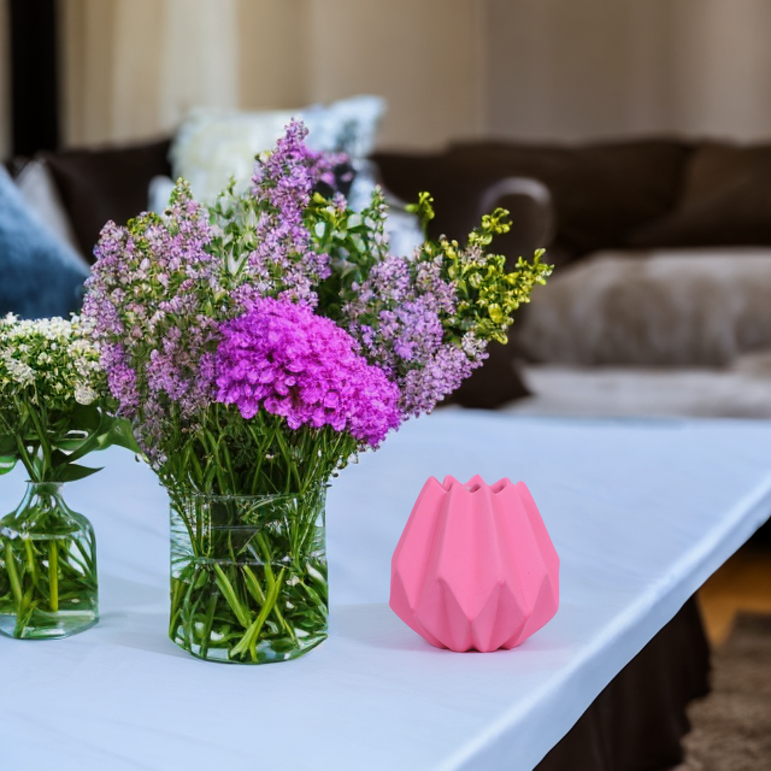 Pink Nordic Matte Vase