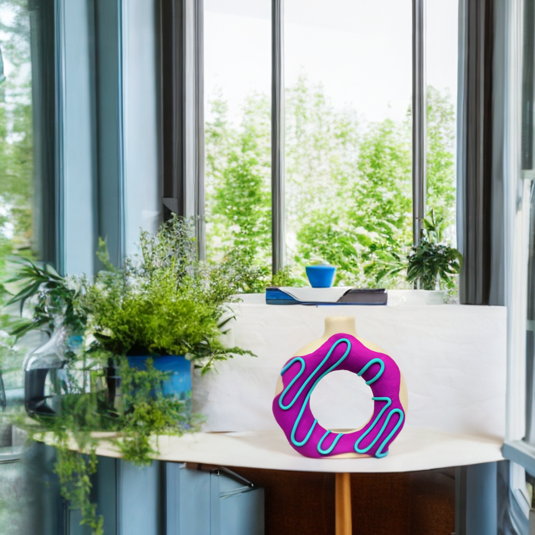 Swirl Donut Vase