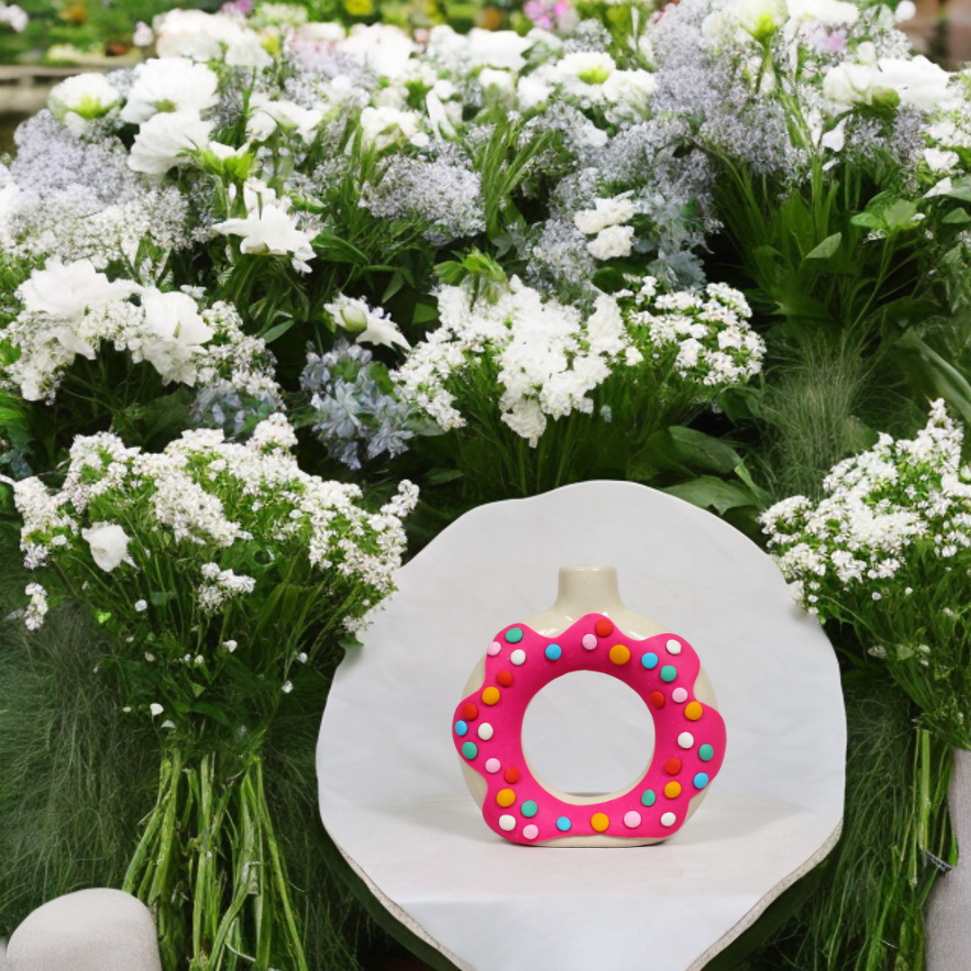 Gems Donut Vase