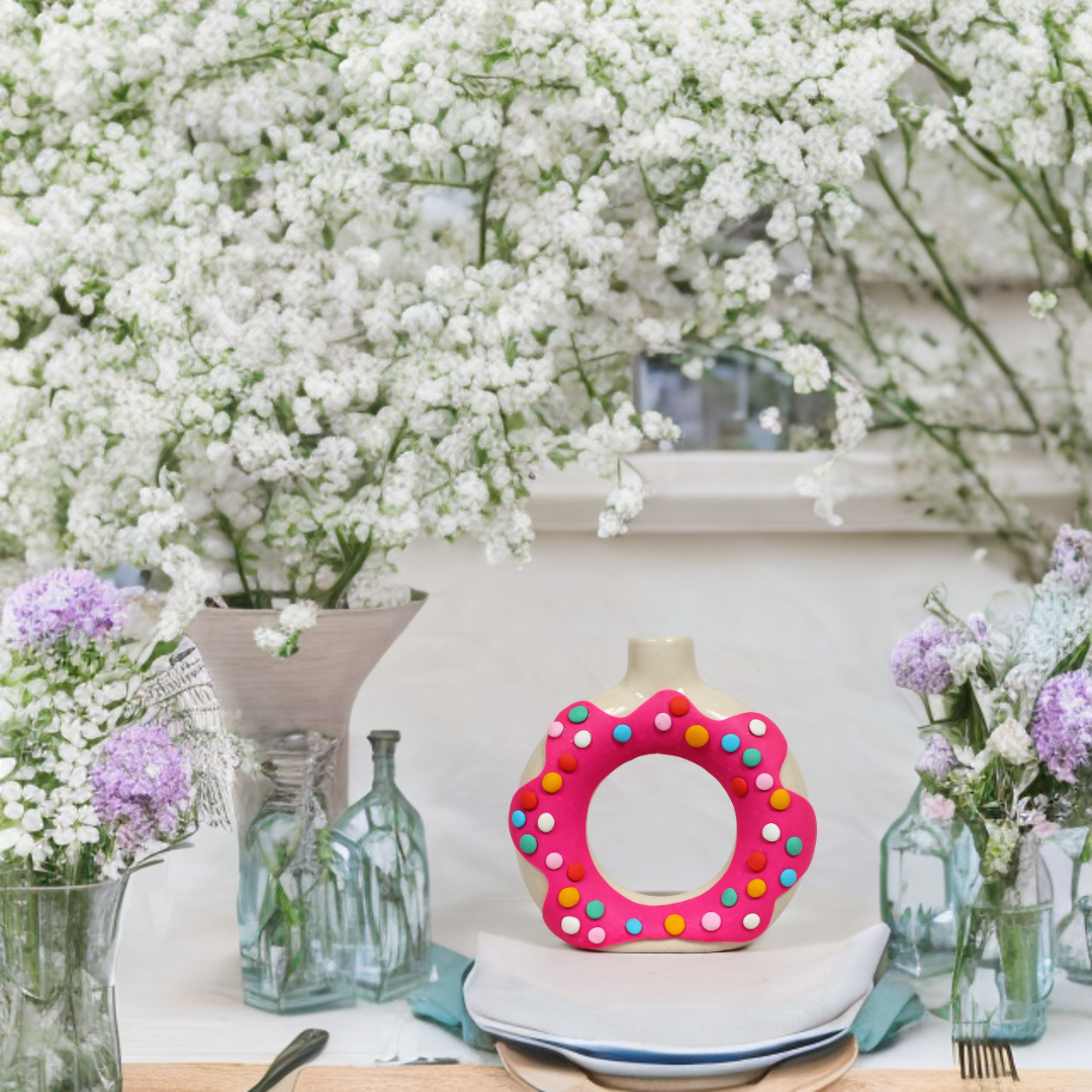 Gems Donut Vase