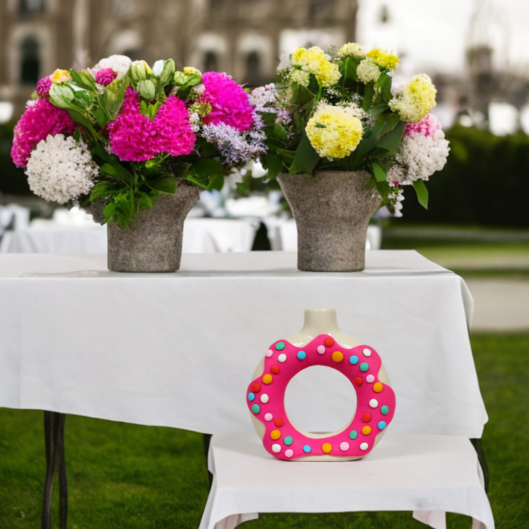 Gems Donut Vase