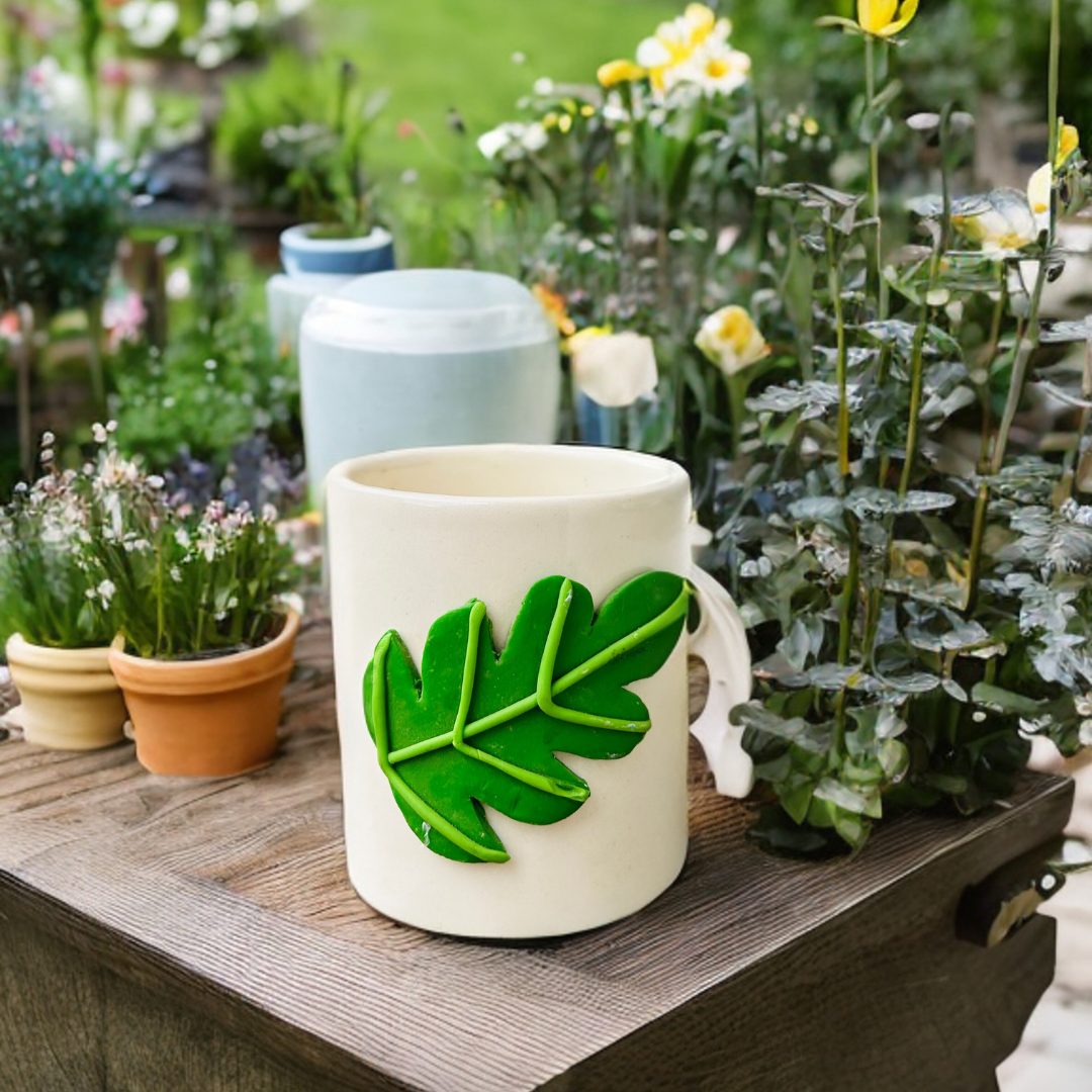 Imported Mini Planter (Leaf Clay Design)