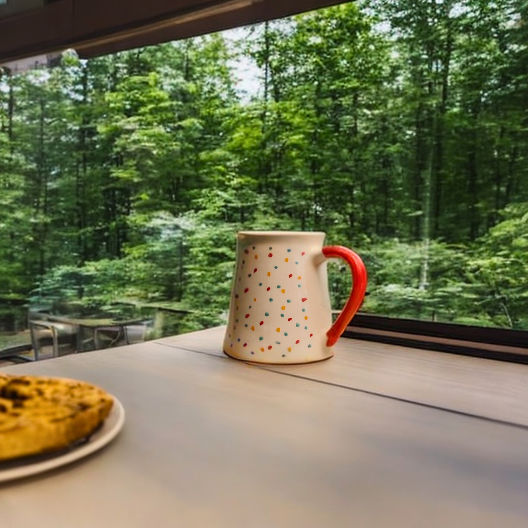 Polka Mug (Big Size) Ceramic Coffee Mug