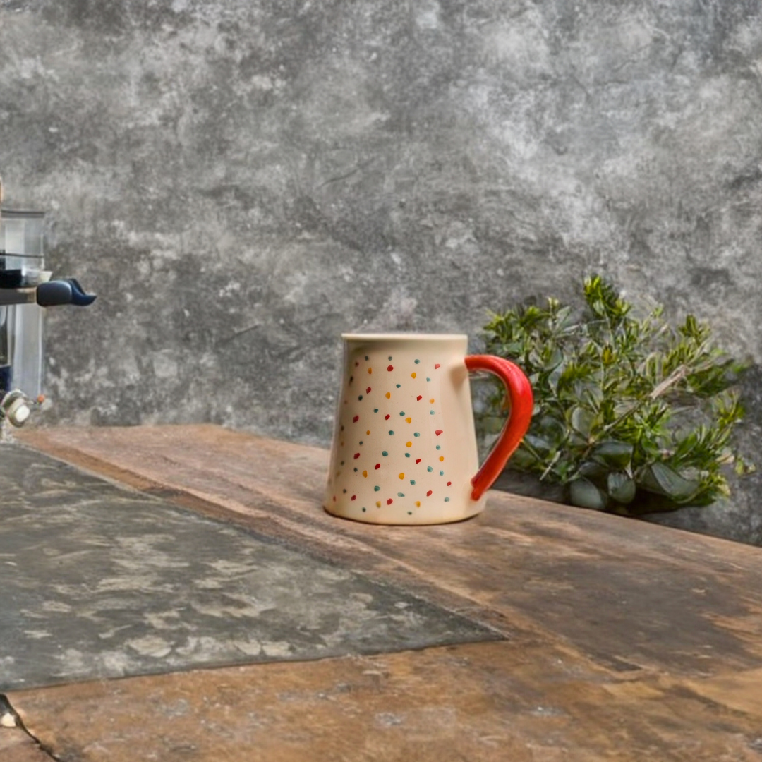 Polka Mug (Big Size) Ceramic Coffee Mug
