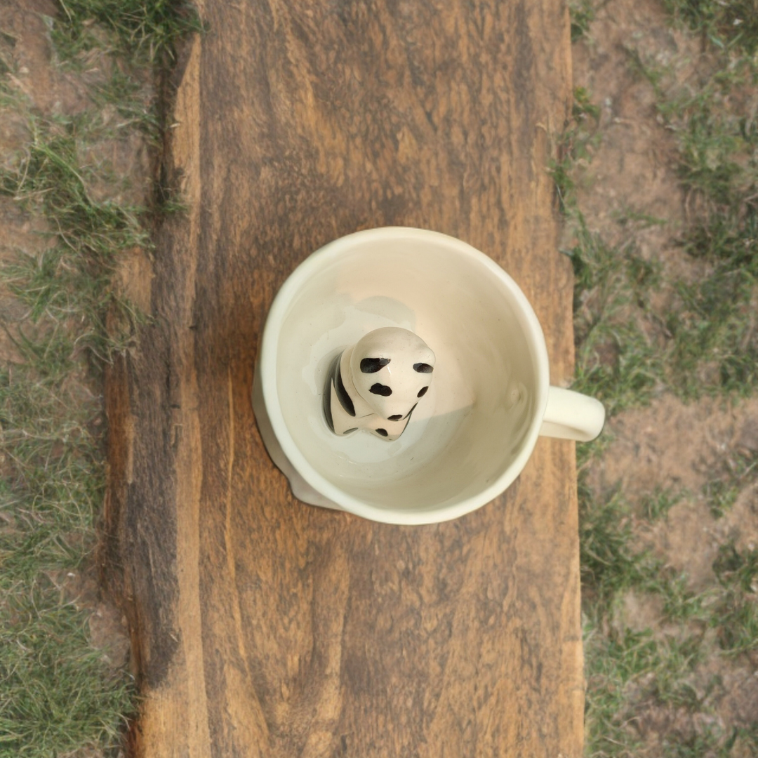 Miniature Panda Ceramic Coffee Mug