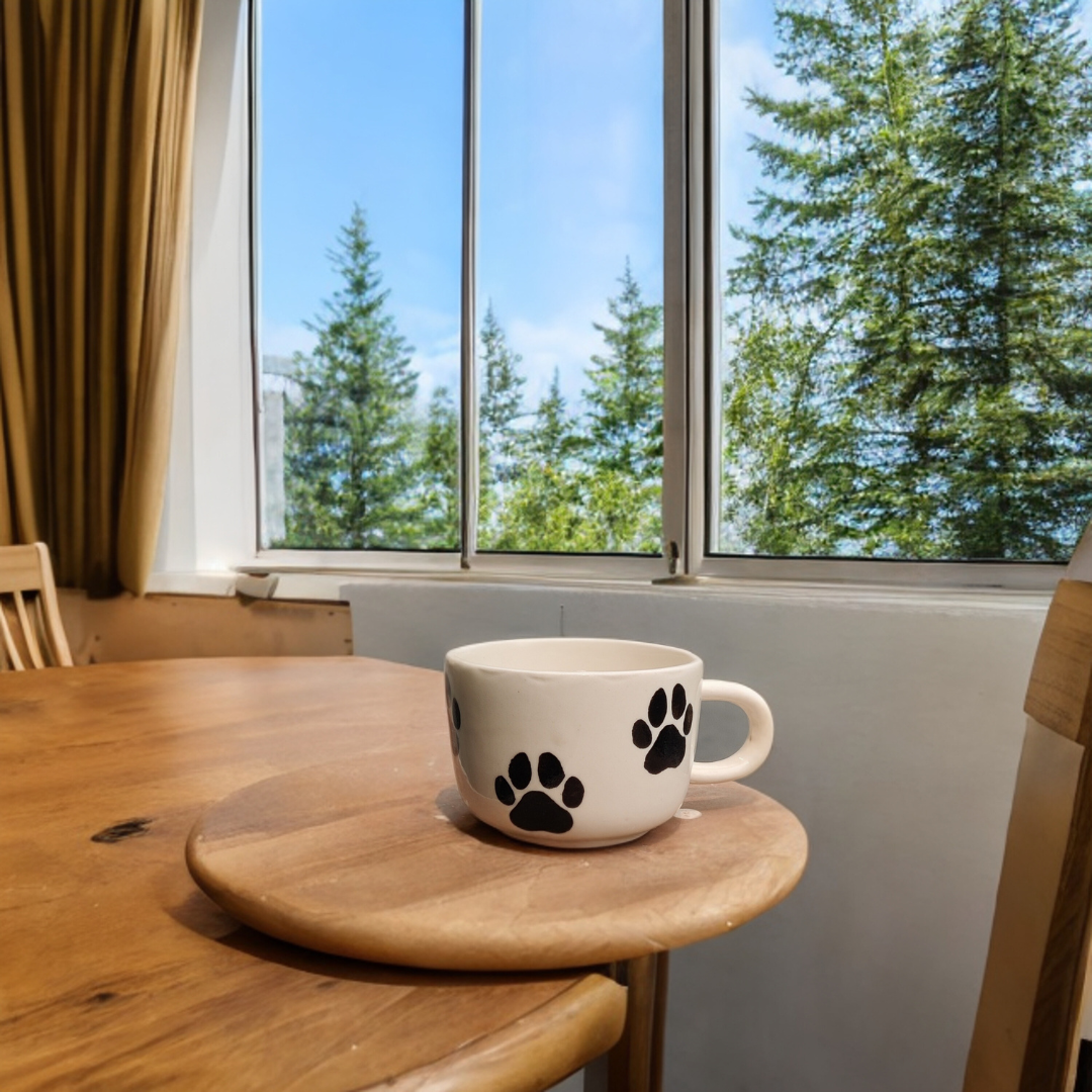 Miniature Panda Ceramic Coffee Mug