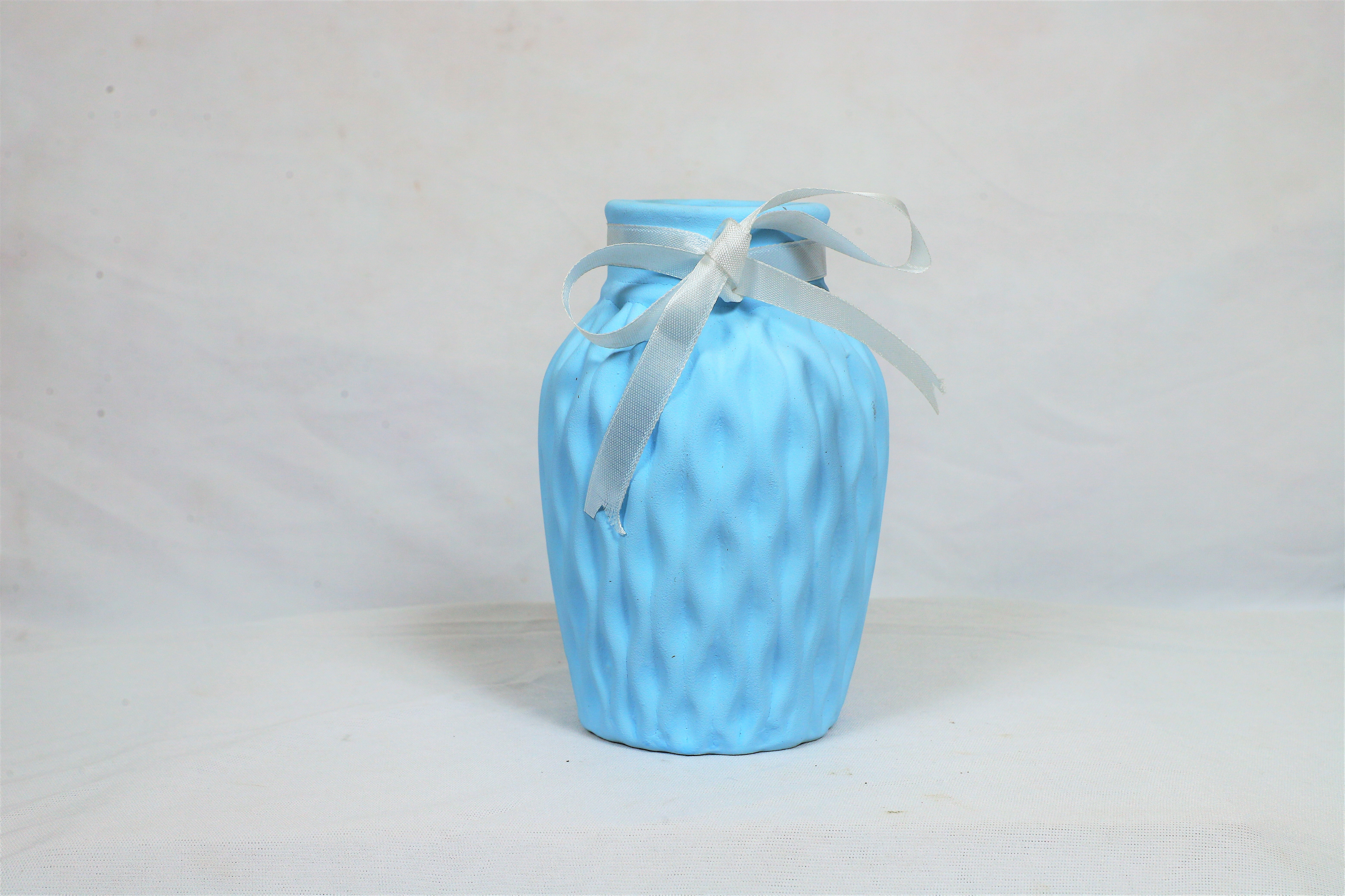 Luana Matt Vase (Blue)