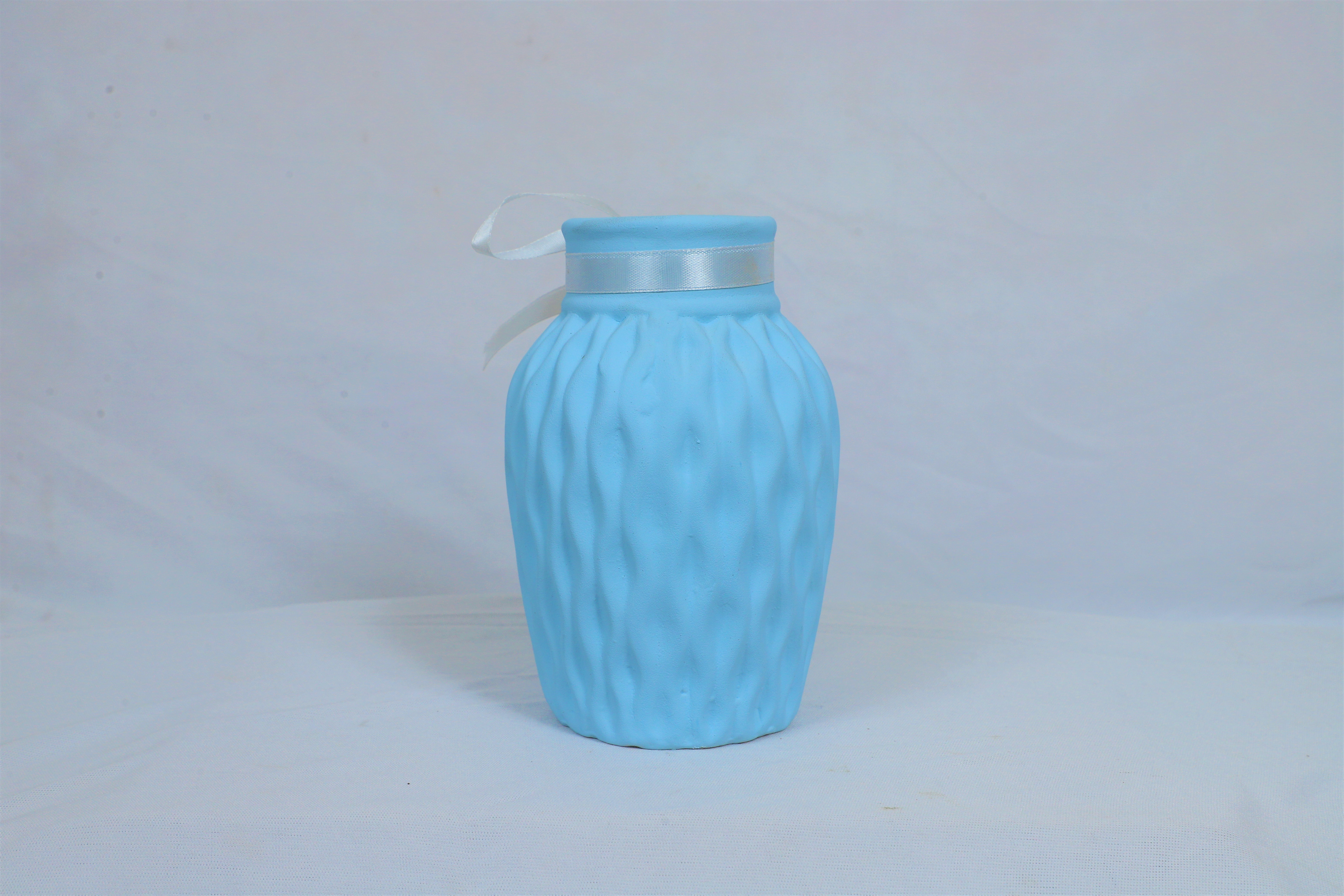 Luana Matt Vase (Blue)