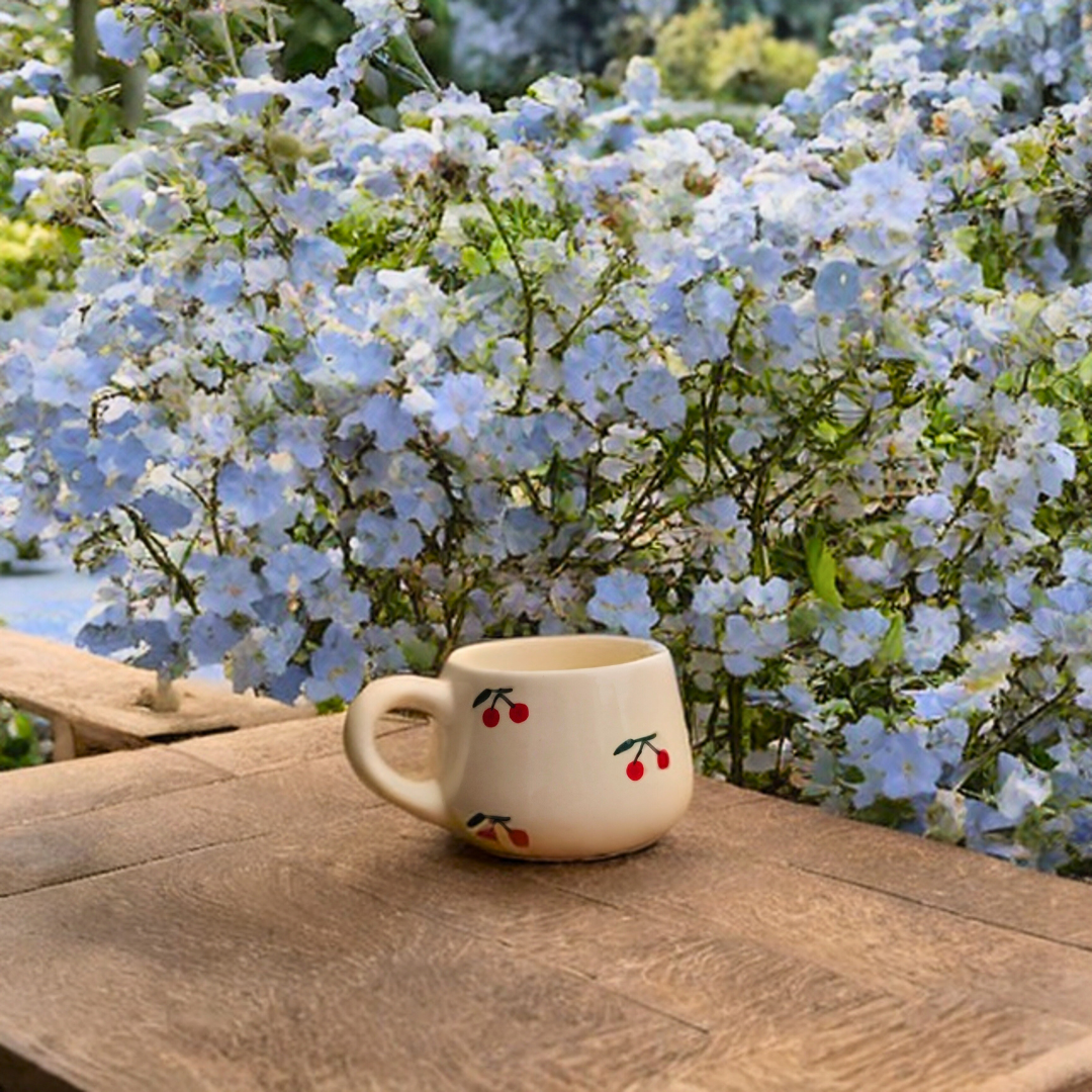 Cherry Design Ceramic Coffee Mug