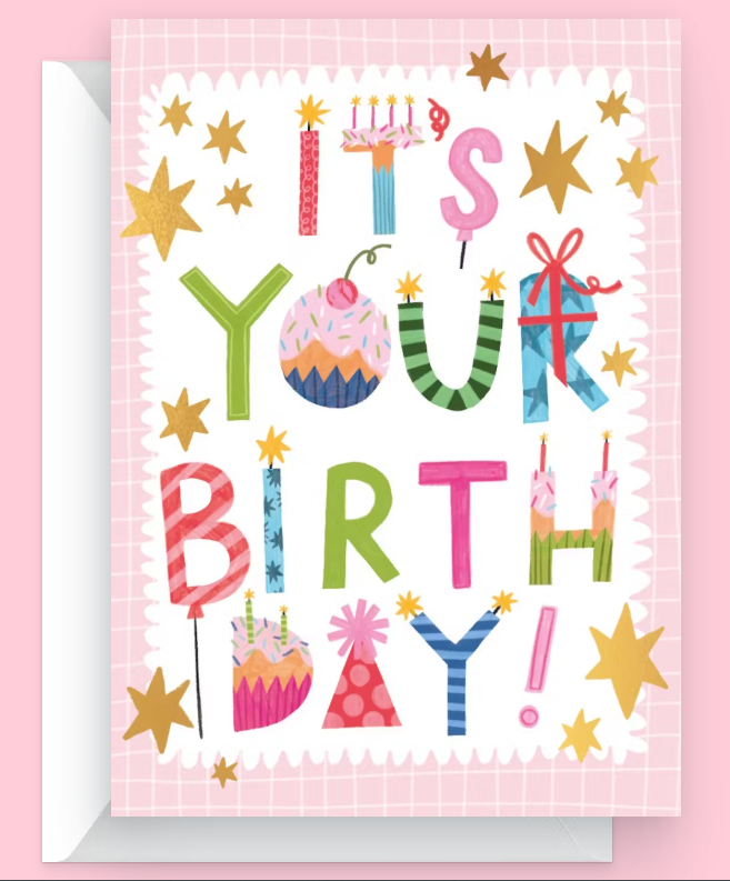Birthday Bash – Vibrant Décor Greeting Card
