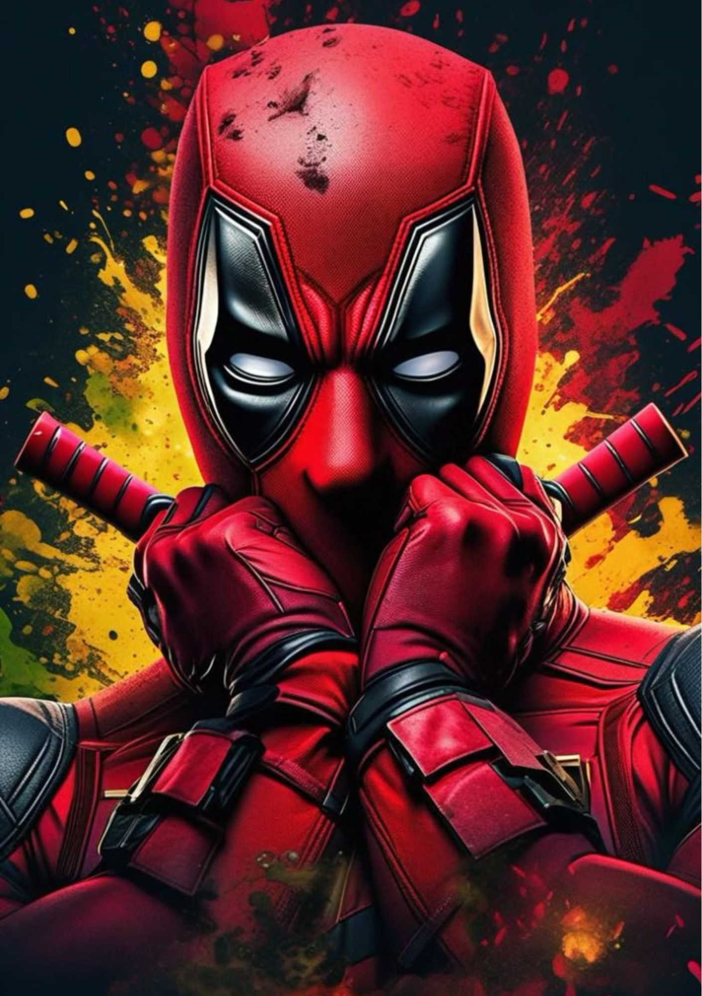 Deadpool – A4 Framed Poster (Anti-Hero Attitude, Wall-Ready)
