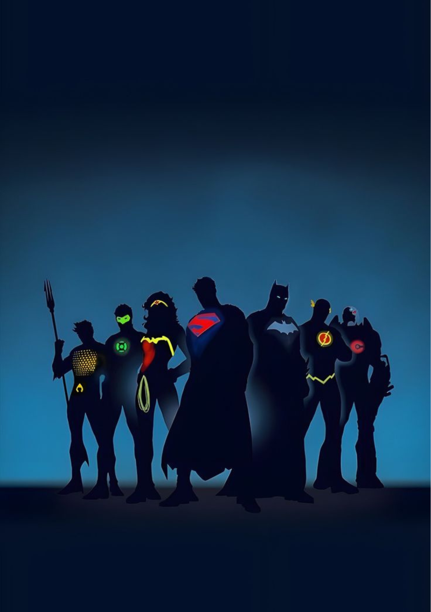 All DC Heroes – A4 Framed Poster