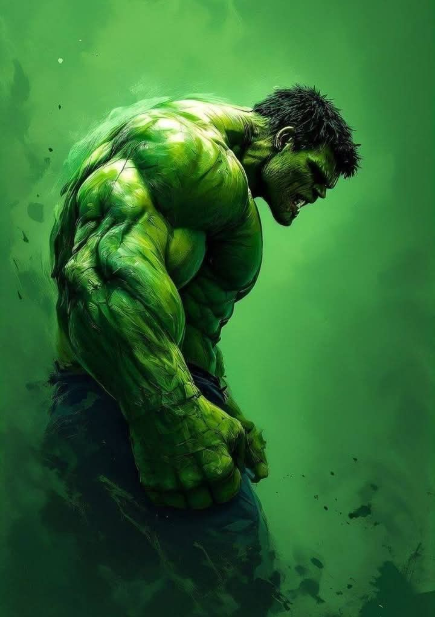 Hulk – A4 Framed Poster