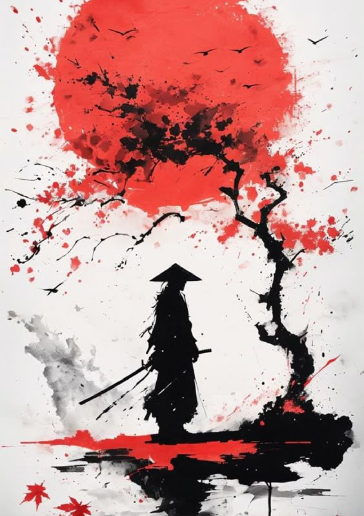 Samurai – A4 Framed Poster
